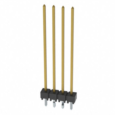 HTSW-104-20-S-S-LL by Samtec Inc. - CONNECTOR HEADER VERT 4POS 2.54MM