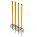 HTSW-104-20-L-S by Samtec Inc. - CONNECTOR HEADER VERT 4POS 2.54MM