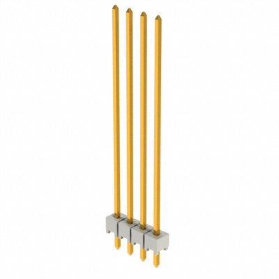 HTSW-104-21-G-S by Samtec Inc. - CONNECTOR HEADER VERT 4POS 2.54MM
