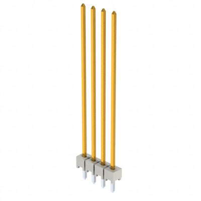 HTSW-104-21-F-S by Samtec Inc. - CONNECTOR HEADER VERT 4POS 2.54MM