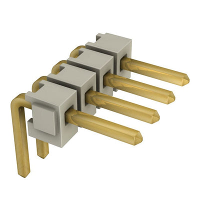 HTSW-104-22-G-S-RA by Samtec Inc. - CONNECTOR HEADER R/A 4POS 2.54MM
