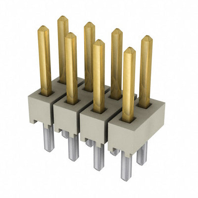 HTSW-104-26-L-D by Samtec Inc. - CONNECTOR HEADER VERT 8POS 2.54MM