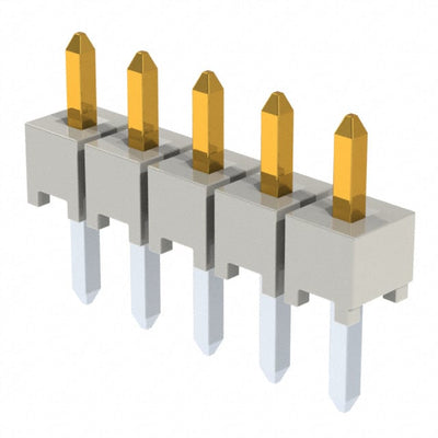 HTSW-105-05-F-S by Samtec Inc. - CONNECTOR HEADER VERT 5POS 2.54MM