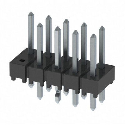 HTSW-105-07-T-D-LL-010 by Samtec Inc. - CONNECTOR HEADER VERT 10POS 2.54MM