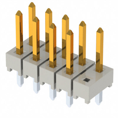 HTSW-105-07-F-D-002 by Samtec Inc. - CONNECTOR HEADER VERT 10POS 2.54MM