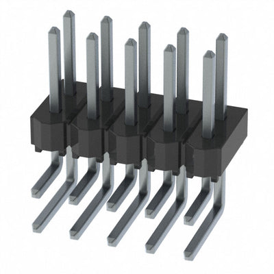 HTSW-105-08-T-D-RA by Samtec Inc. - CONNECTOR HEADER R/A 10POS 2.54MM