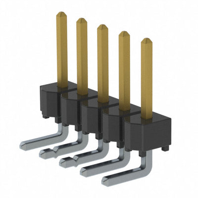 HTSW-105-08-L-S-LA by Samtec Inc. - CONNECTOR HEADER VERT 5POS 2.54MM