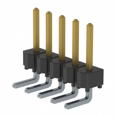 HTSW-105-08-F-S-RA by Samtec Inc. - CONNECTOR HEADER R/A 5POS 2.54MM