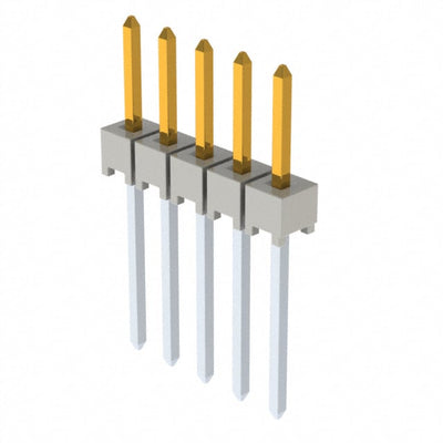 HTSW-105-09-L-S by Samtec Inc. - CONNECTOR HEADER VERT 5POS 2.54MM