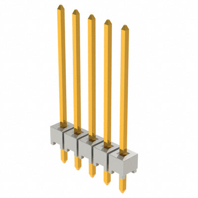 HTSW-105-20-G-S by Samtec Inc. - CONNECTOR HEADER VERT 5POS 2.54MM