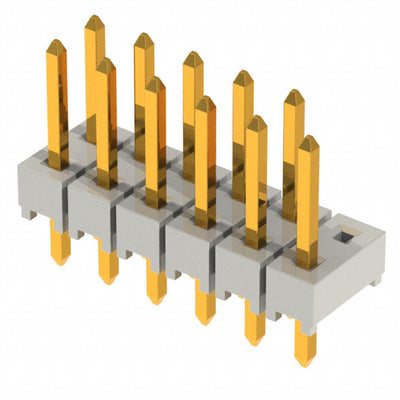 HTSW-106-07-G-D-001 by Samtec Inc. - CONNECTOR HEADER VERT 12POS 2.54MM