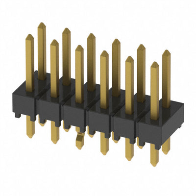 HTSW-106-07-G-D-LL by Samtec Inc. - CONNECTOR HEADER VERT 12POS 2.54MM