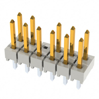 HTSW-106-07-F-D-007 by Samtec Inc. - CONNECTOR HEADER VERT 12POS 2.54MM