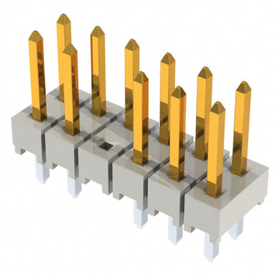 HTSW-106-07-L-D-008 by Samtec Inc. - CONNECTOR HEADER VERT 12POS 2.54MM