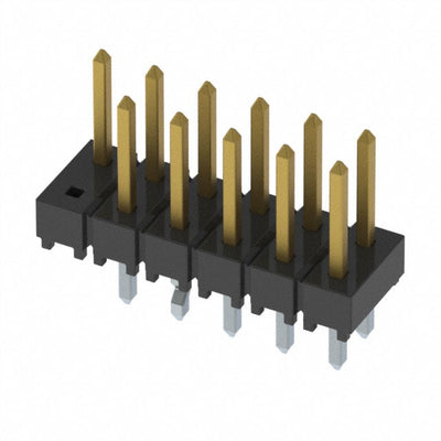 HTSW-106-07-S-D-LL-012 by Samtec Inc. - CONNECTOR HEADER VERT 12POS 2.54MM