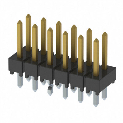 HTSW-106-07-F-D-LL by Samtec Inc. - CONNECTOR HEADER VERT 12POS 2.54MM