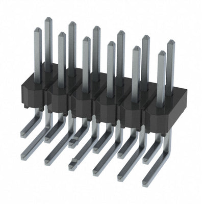 HTSW-106-08-T-D-LA by Samtec Inc. - CONNECTOR HEADER R/A 12POS 2.54MM