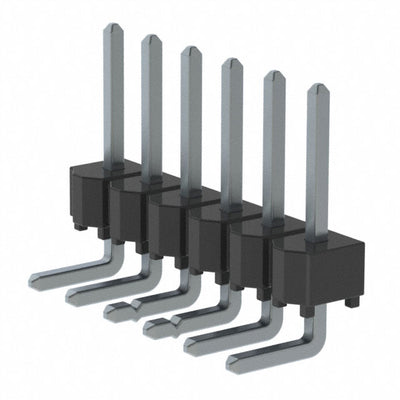 HTSW-106-08-T-S-LA by Samtec Inc. - CONNECTOR HEADER R/A 6POS 2.54MM