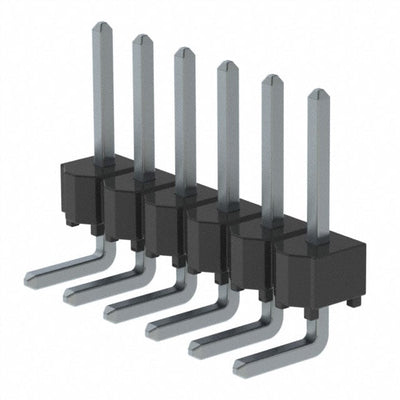 HTSW-106-08-TM-S-RA by Samtec Inc. - CONNECTOR HEADER R/A 6POS 2.54MM