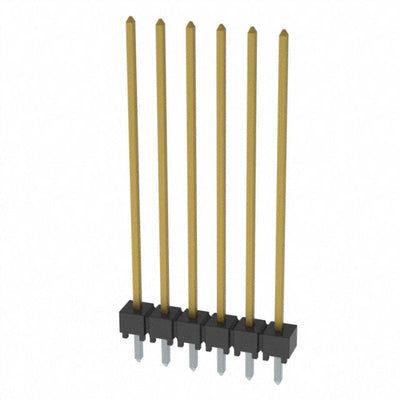 HTSW-106-20-S-S by Samtec Inc. - CONNECTOR HEADER VERT 6POS 2.54MM