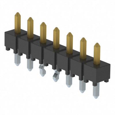 HTSW-107-06-L-S-LL by Samtec Inc. - CONNECTOR HEADER VERT 7POS 2.54MM
