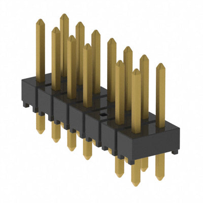 HTSW-107-07-G-D-006 by Samtec Inc. - CONNECTOR HEADER VERT 14POS 2.54MM