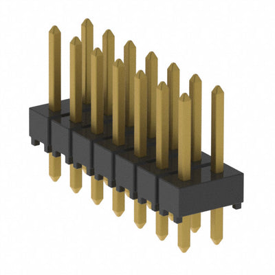 HTSW-107-07-G-D by Samtec Inc. - CONNECTOR HEADER VERT 14POS 2.54MM