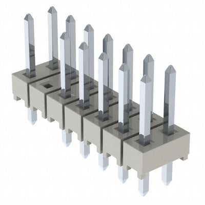 HTSW-107-07-T-D-012 by Samtec Inc. - CONNECTOR HEADER VERT 14POS 2.54MM