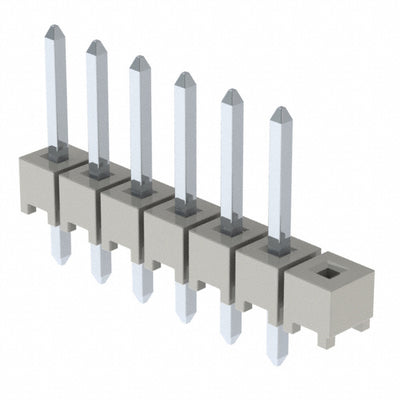 HTSW-107-07-T-S-001 by Samtec Inc. - CONNECTOR HEADER VERT 7POS 2.54MM