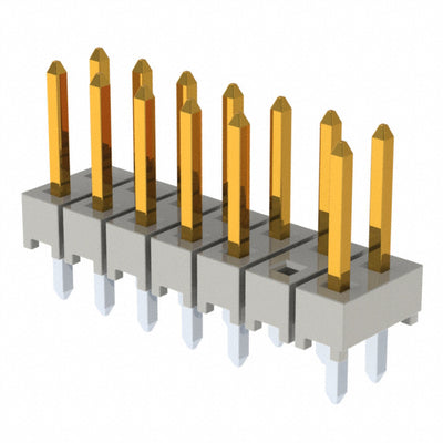 HTSW-107-07-L-D-004 by Samtec Inc. - CONNECTOR HEADER VERT 14POS 2.54MM
