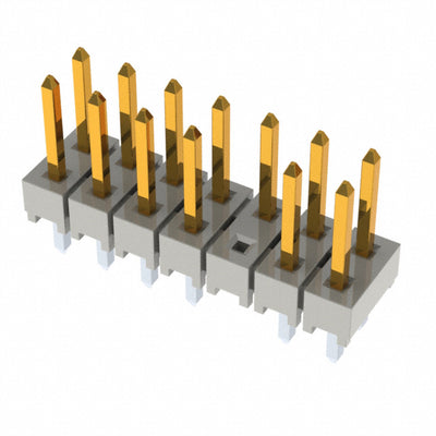 HTSW-107-07-F-D-006 by Samtec Inc. - CONNECTOR HEADER VERT 14POS 2.54MM