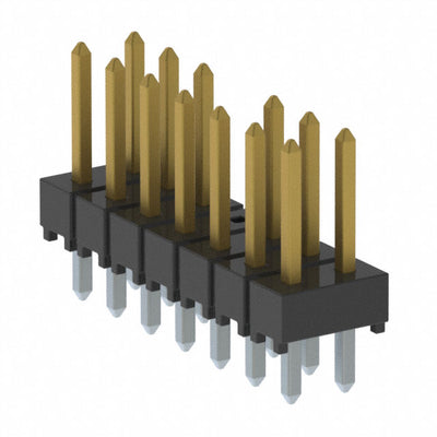 HTSW-107-07-S-D-007 by Samtec Inc. - CONNECTOR HEADER VERT 14POS 2.54MM