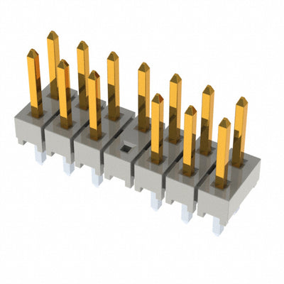 HTSW-107-07-L-D-008 by Samtec Inc. - CONNECTOR HEADER VERT 14POS 2.54MM