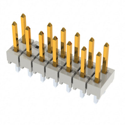 HTSW-107-07-S-D-011 by Samtec Inc. - CONNECTOR HEADER VERT 14POS 2.54MM