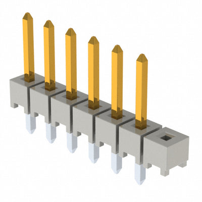 HTSW-107-07-F-S-001 by Samtec Inc. - CONNECTOR HEADER VERT 7POS 2.54MM
