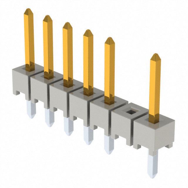 HTSW-107-07-L-S-002 by Samtec Inc. - CONNECTOR HEADER VERT 7POS 2.54MM