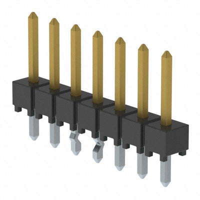 HTSW-107-07-S-S-LL by Samtec Inc. - CONNECTOR HEADER VERT 7POS 2.54MM