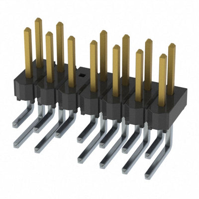 HTSW-107-08-SM-D-RA-006 by Samtec Inc. - CONNECTOR HEADER R/A 14POS 2.54MM