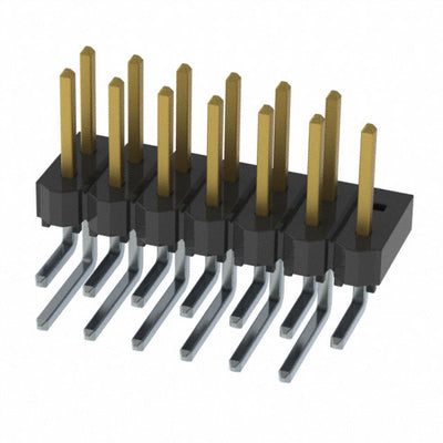 HTSW-107-08-F-D-RA-014 by Samtec Inc. - CONNECTOR HEADER R/A 14POS 2.54MM