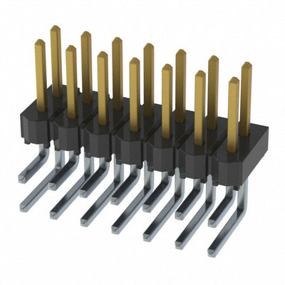 HTSW-107-08-SS-D-RA by Samtec Inc. - CONNECTOR HEADER R/A 14POS 2.54MM
