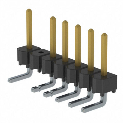 HTSW-107-08-L-S-LA-006 by Samtec Inc. - CONNECTOR HEADER R/A 7POS 2.54MM