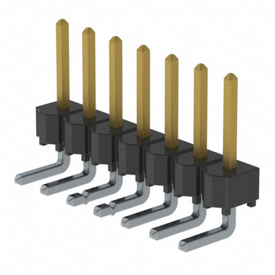 HTSW-107-08-L-S-LA by Samtec Inc. - CONNECTOR HEADER R/A 7POS 2.54MM