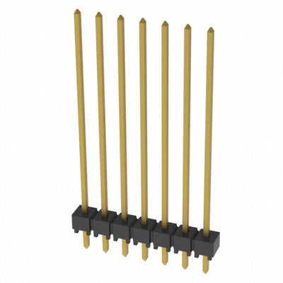 HTSW-107-20-G-S by Samtec Inc. - CONNECTOR HEADER VERT 7POS 2.54MM