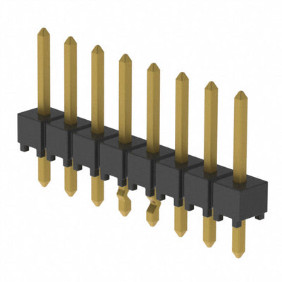 HTSW-108-07-G-S-LL by Samtec Inc. - CONNECTOR HEADER VERT 8POS 2.54MM