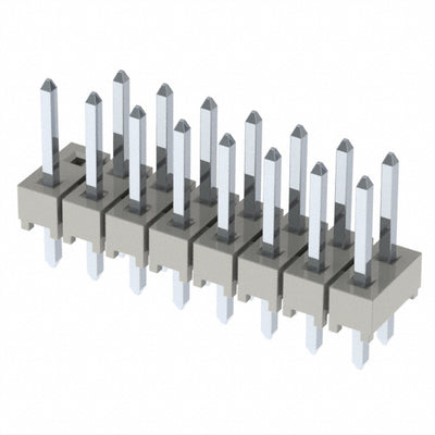 HTSW-108-07-T-D-015 by Samtec Inc. - CONNECTOR HEADER VERT 16POS 2.54MM