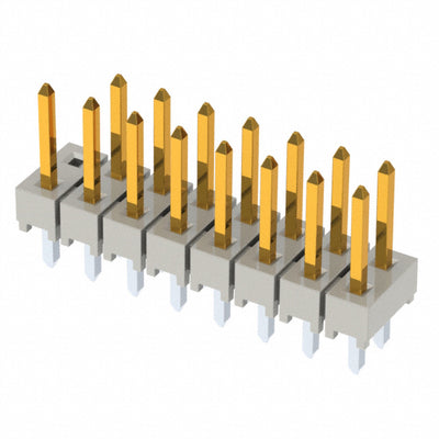 HTSW-108-07-L-D-015 by Samtec Inc. - CONNECTOR HEADER VERT 16POS 2.54MM