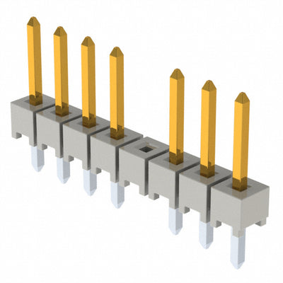 HTSW-108-07-S-S-004 by Samtec Inc. - CONNECTOR HEADER VERT 8POS 2.54MM