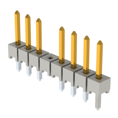 HTSW-108-07-SS-S-005 by Samtec Inc. - CONNECTOR HEADER VERT 8POS 2.54MM