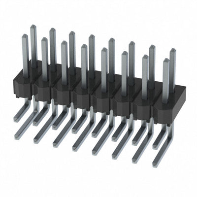 HTSW-108-08-T-D-RA by Samtec Inc. - CONNECTOR HEADER R/A 16POS 2.54MM