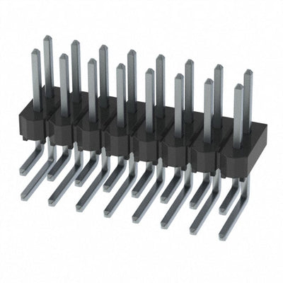 HTSW-108-08-TM-D-RA by Samtec Inc. - CONNECTOR HEADER R/A 16POS 2.54MM